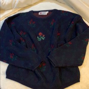 BEAUTIFUL BLUES.... VINTAGE COTTON HARBOR SWEATER